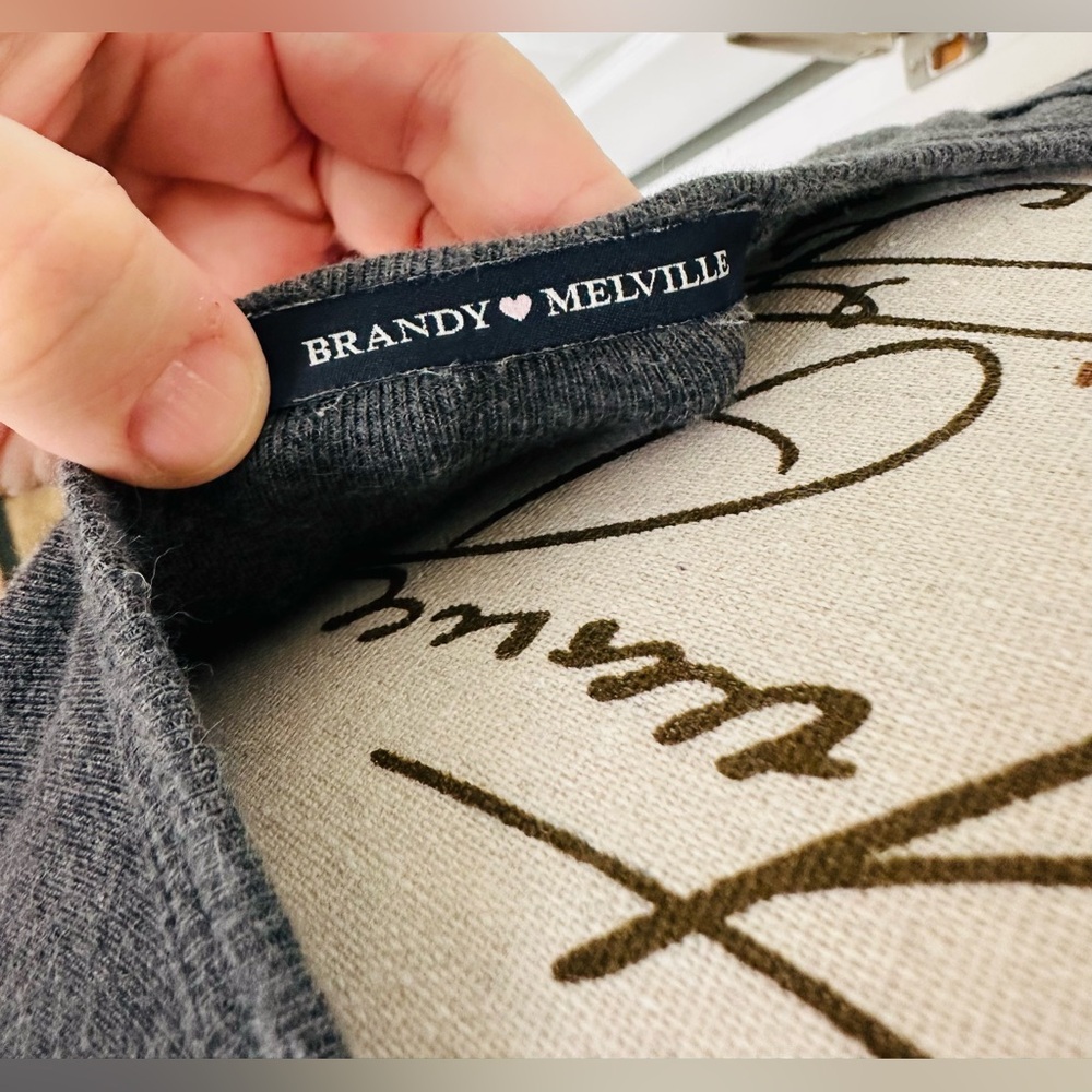 Brandy Melville Dark Gray Tank Top - Picture 6 of 6
